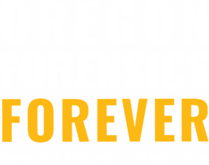Oregon Forensics Forever Logo Dark Text Stack